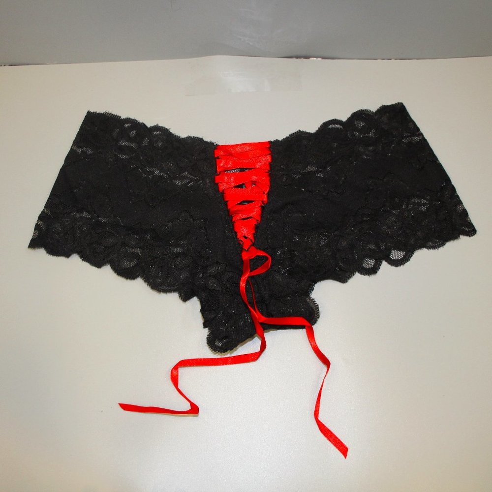 lace up boyshort panty